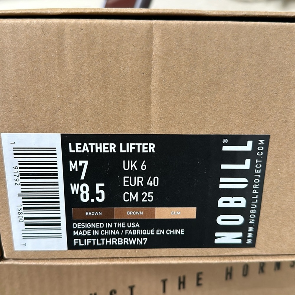 Nobull leather lifters